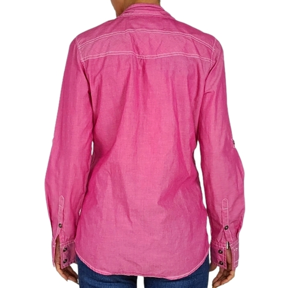 BKE Button-down Shirt Size Small Pink - Picture 4 of 5